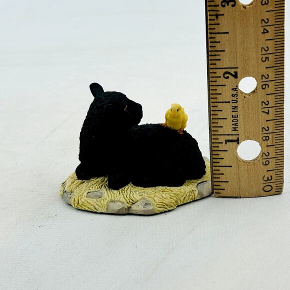 Little Black Lamb Lowell Davis Schmid RFD America Figurine 225297 Chick Box - Picture 8 of 9